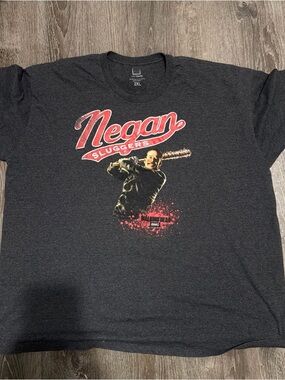 Loot Crate Negan Sluggers walking dead Graphic Tee - Black size2XL